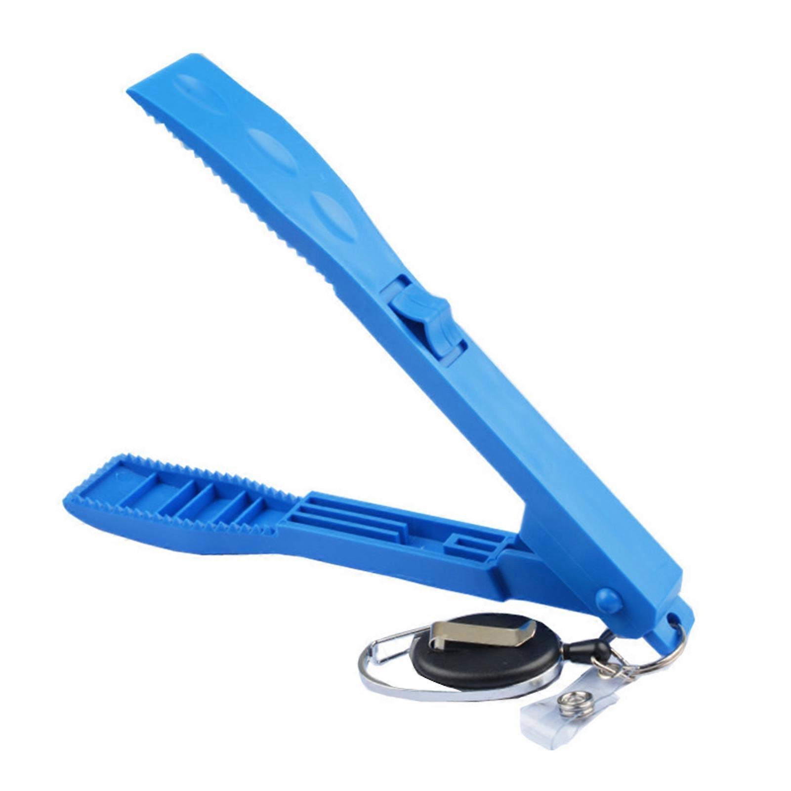 Handheld Fish Gripper with Retractable Keychain - Ergonomic Handle