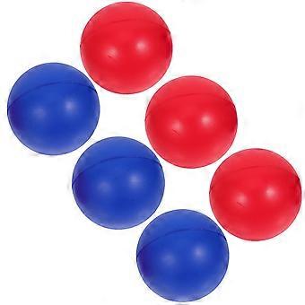 6Pcs Beach Paddle Ball substituição Bola de praia colorida para jogos de remo de praia ao ar livre