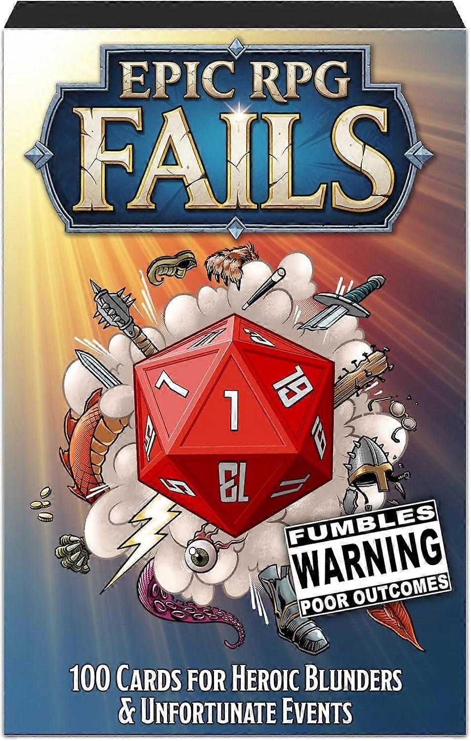 Epic RPG Fails Card Game