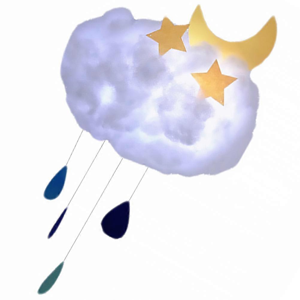 Cloud Light Floating Glow Cloud USB Handmade Decorative Lighting 4Sets