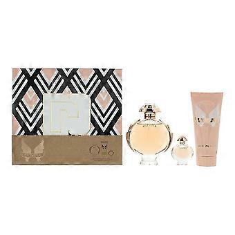 Paco Rabanne Olympea EDP 80ml & 6ml  & Body Lotion 100ml Fragrance  Gift Set