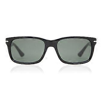 Persol PO3048S 95/31 Full Rim Black Men Rectangle Sunglasses UV3 Original