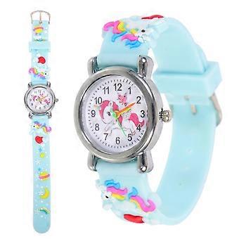 Silikonband Kinderuhr Einhorn Armbanduhr Dekorative Mädchen Jungen Uhr Kinder Geburtstagsgeschenk