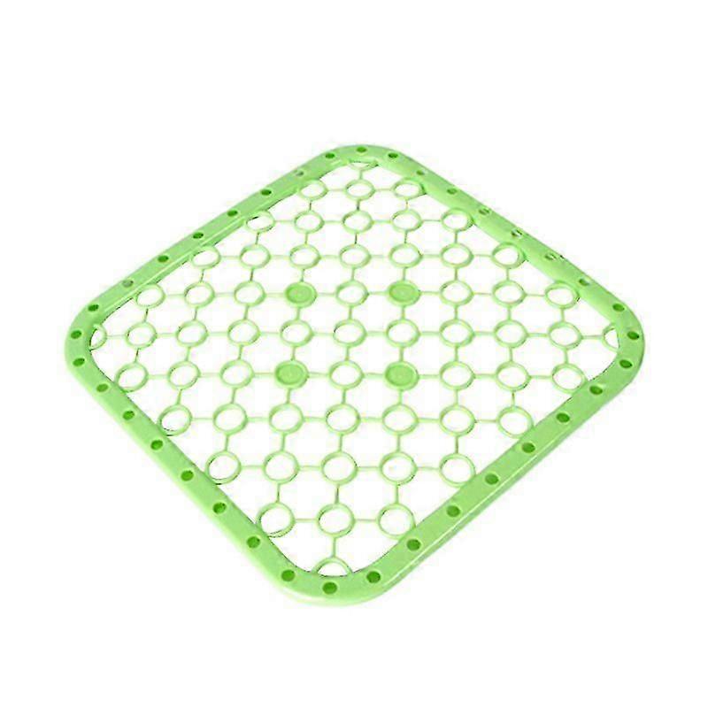 Green Kitchen Sink Divider Protector Mat Heat Insulation Table Mat