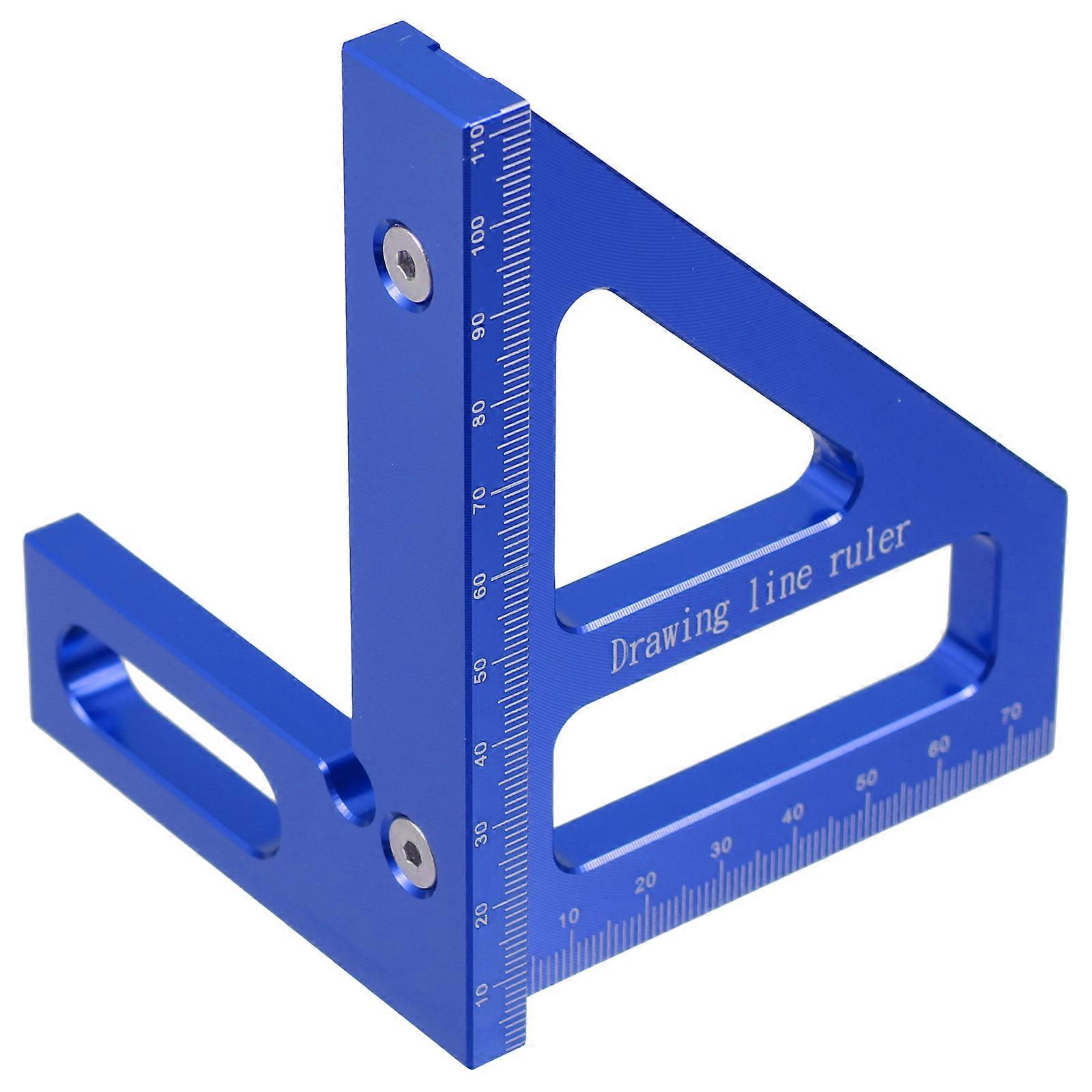 Multifunction Ruler Miter Triangle Aluminum Tool for Woodworking
