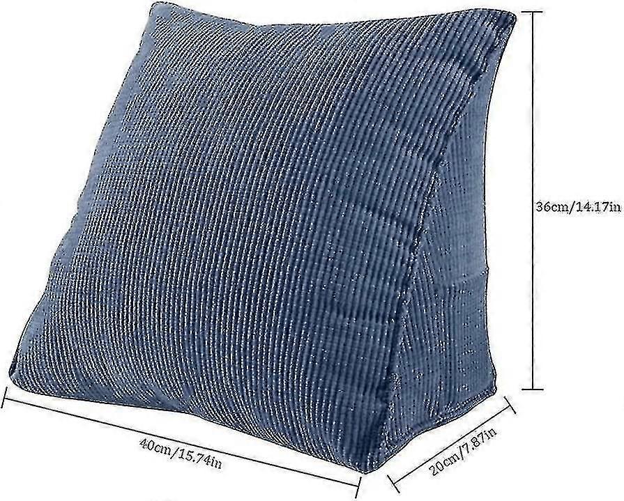 Triangle Wedge Pillow, Reading Backrest Pillow Bed Backrest Positioning Backrest P