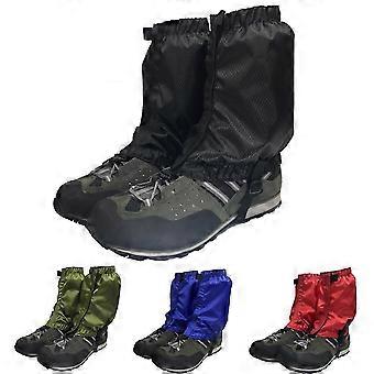 Gaiters voor buiten wandelen Sneeuwvangers 1Pair Lichtgewicht Ademend Rood