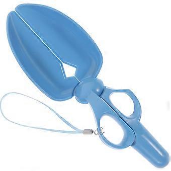 Poop Pickup Tool Scissors Shape Pickup Clip for Small Pet Waste 1Pcs