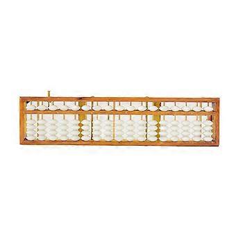 Abacus Calculator Professional Wooden with Reset Button for Accountants Clerks