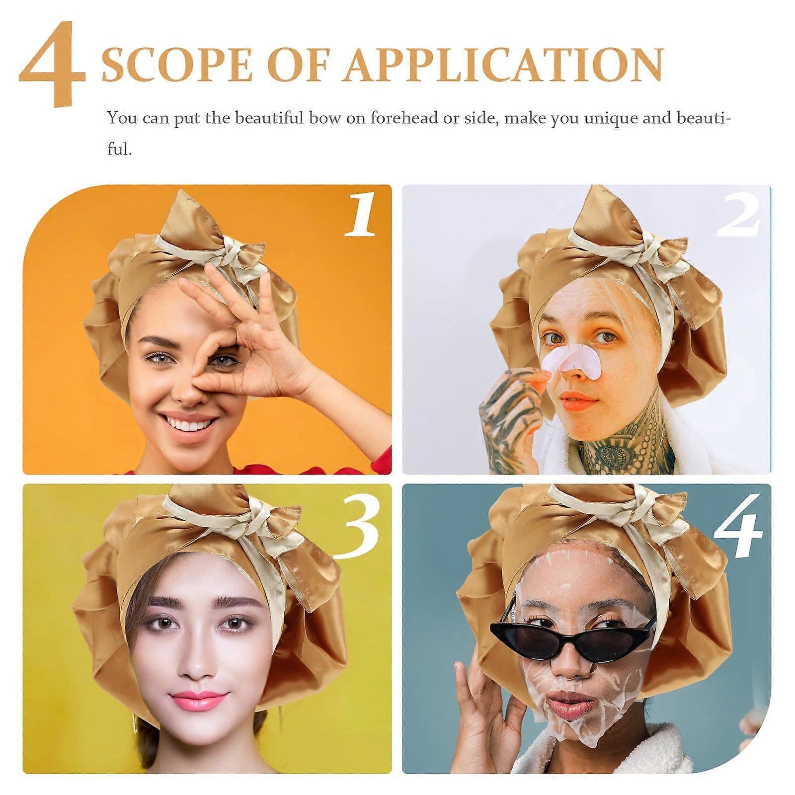 Women's double-layer satin wig cap