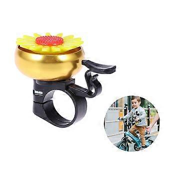 Kids Children Bell for Bike Use with 2Pcs Sunflower Shaped Ring Bell