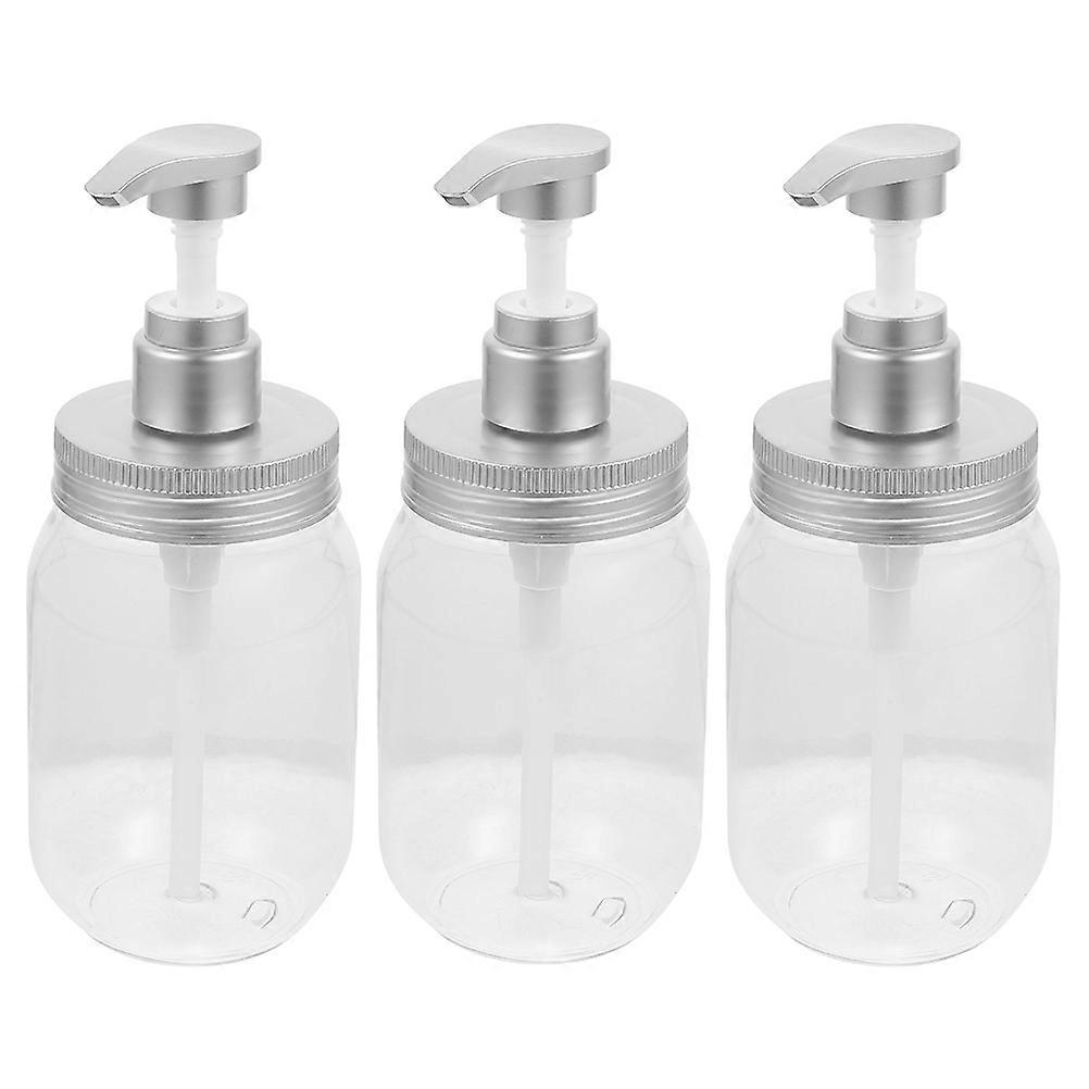 3 st tomma pumpflaskor Påfyllningsbara schampoflaskor Lotion pumpflaskor Bärbara lotionflaskor