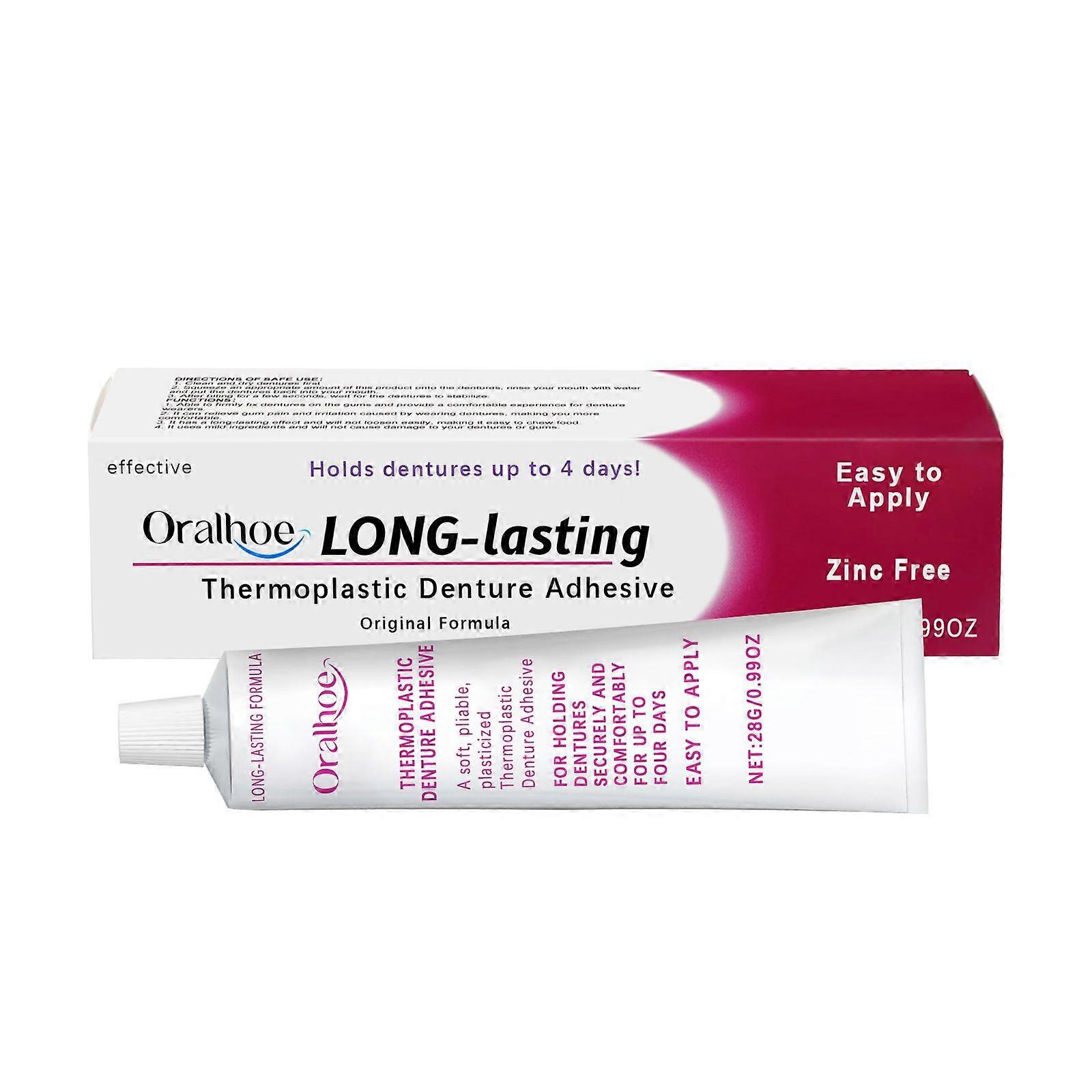 Durable denture adhesive, super strong denture adhesive paste