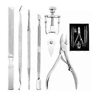 Ingrown Toenails Set, Manicure Made Of High-quality Stainless Steel For Nail Problems, Thick Nails And Paronychia, 6-piece Professional Nail Care-zy