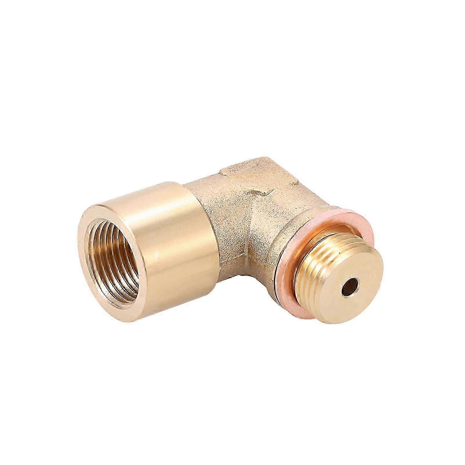 90 Schuin Lambda O2 Zuurstofsensor Extender Spacer M18x1.5 Messing voor Decat Waterstof