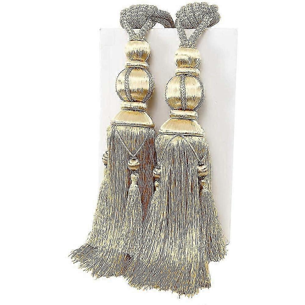 2Pcs Hanging Curtain Tassel Tiebacks