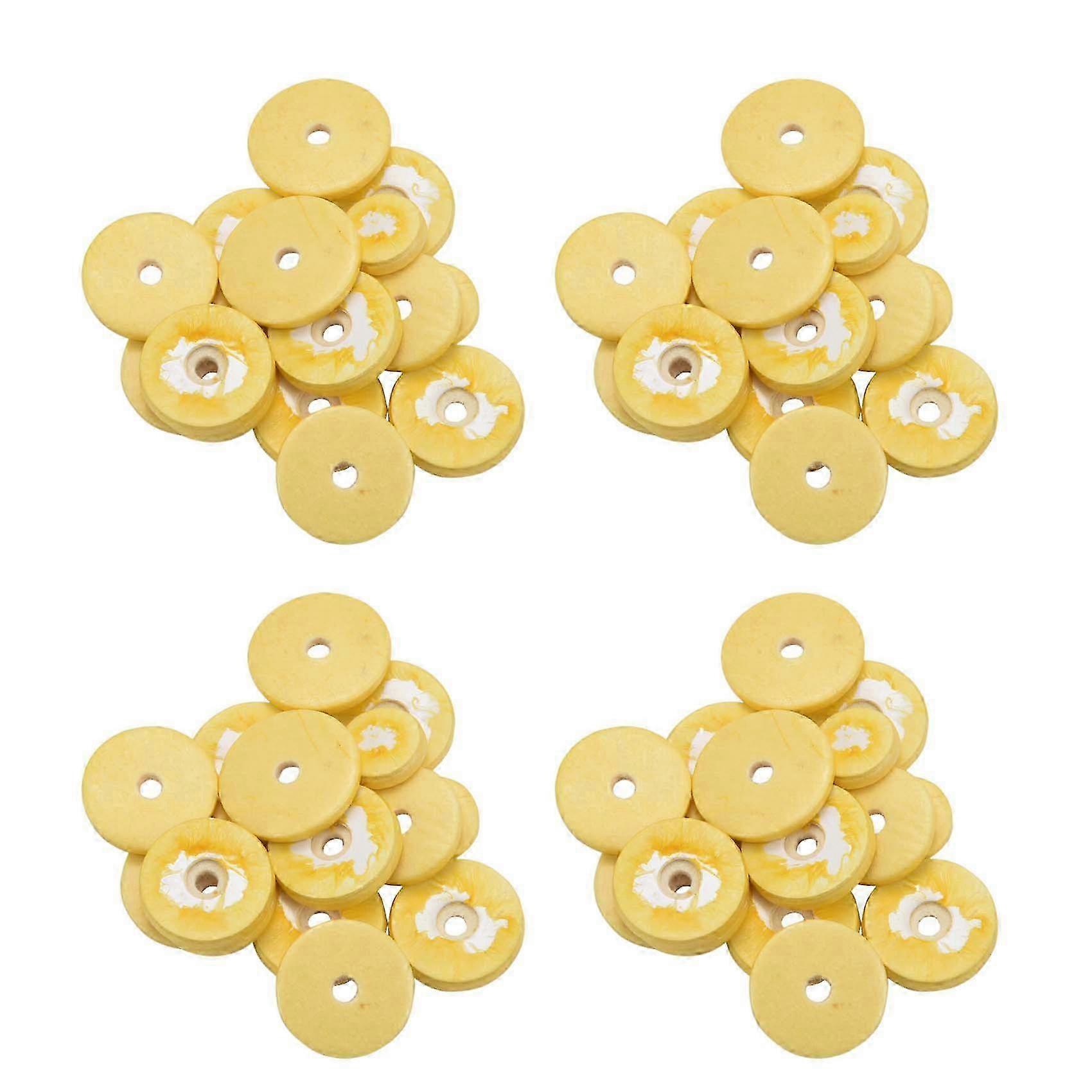 64 Pcs Flute Leather Pads Replacement Durable Exquisite Wind Instrument