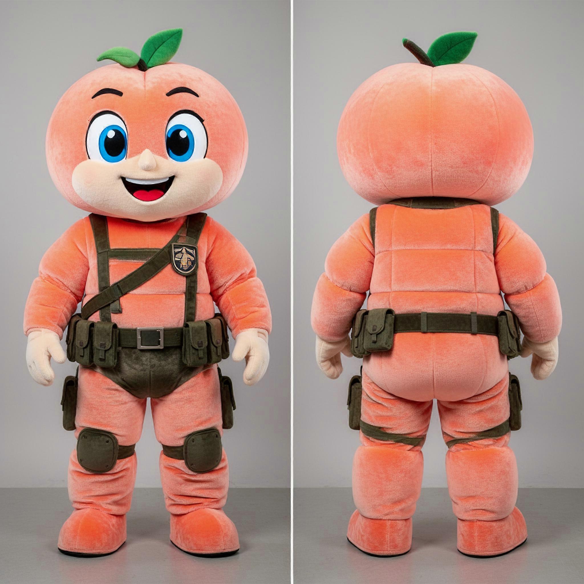 MASTICOT Peach Vibrant Commando Mascot