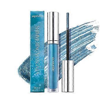 2 Mascara-Packungen, glänzend, blau, geschmeidige Textur, natürliche Farbe, geeignet für den täglichen Gebrauch