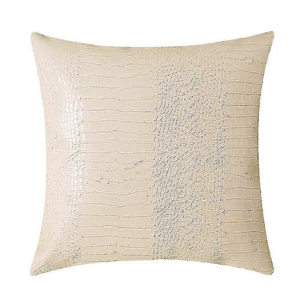 Pu ColorPattern Pillow Cover Modern Style