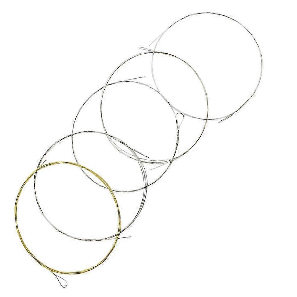 5-Piece Coated Banjo Strings Copper Alloy