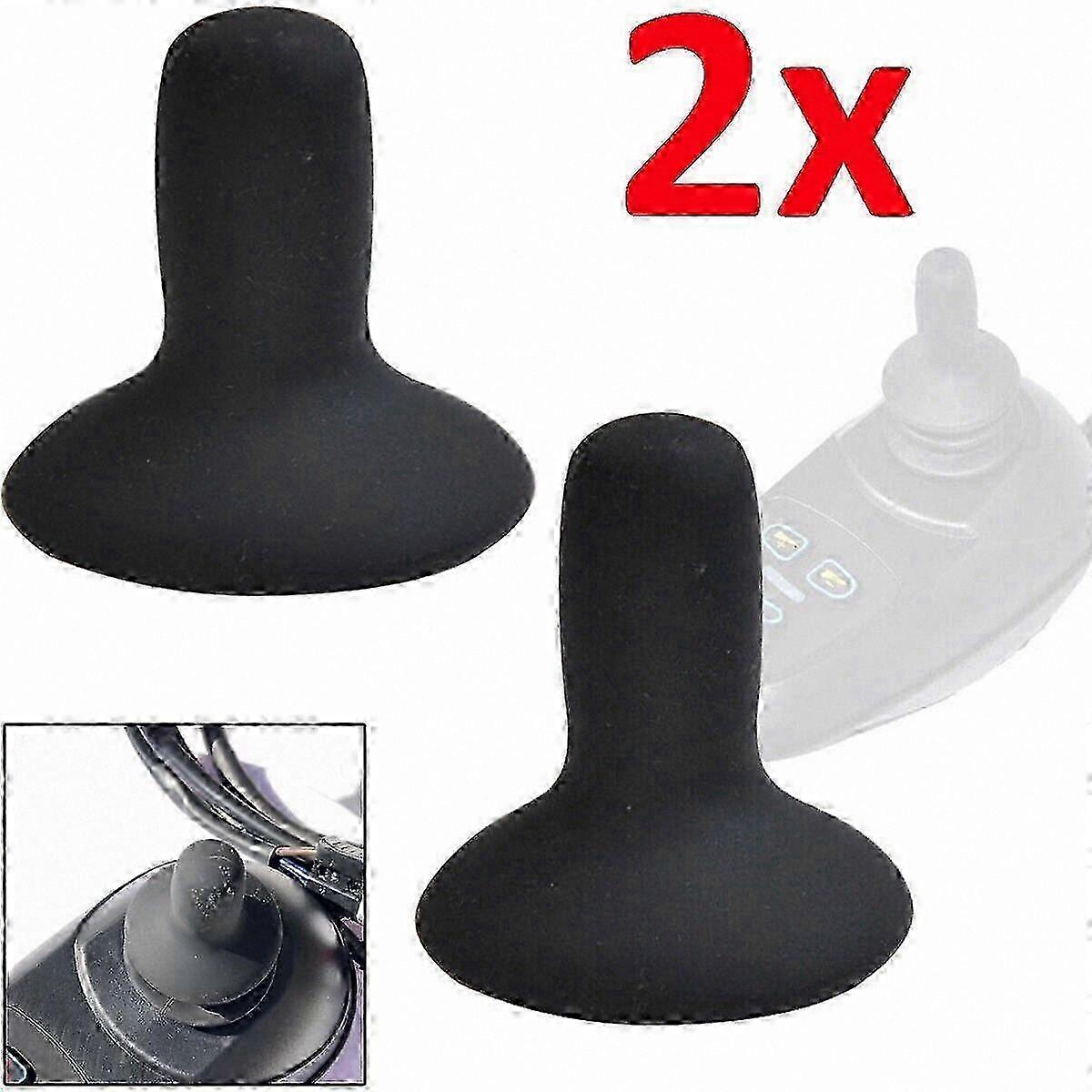 Rubber Joystick Knobs for Power Wheelchairs and Mobility Scooters, 2 Pack