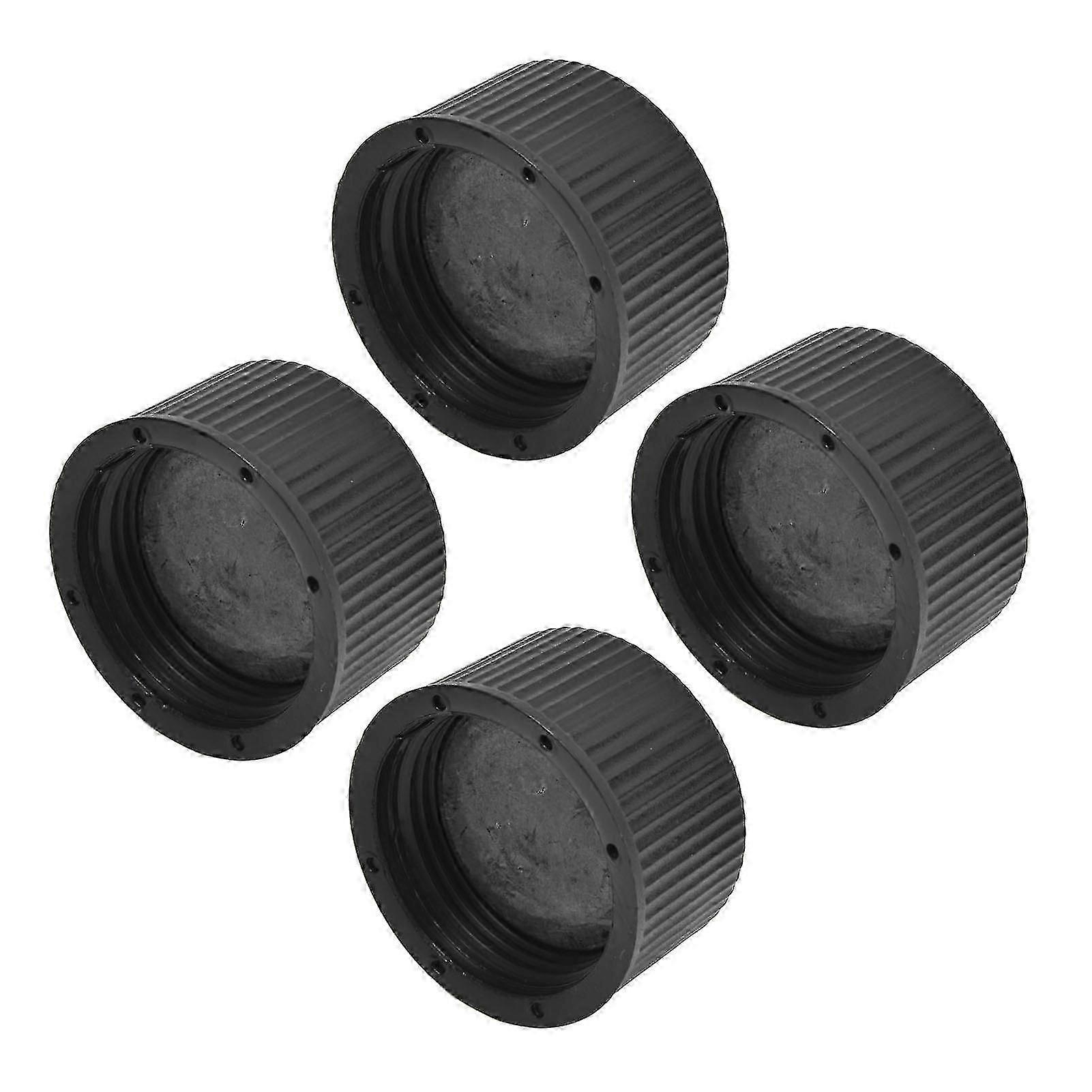 Sand Filter Drain Cap & Gasket Set, 4pc Durable Plastic Replacement Kit for Pool