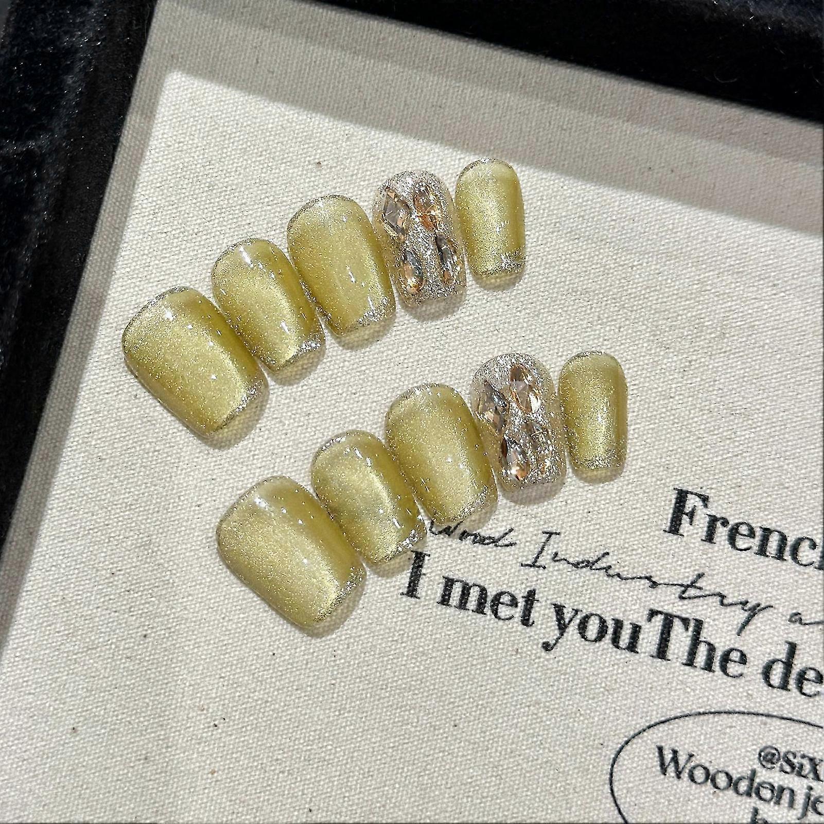Resin Press-On Nails Chip-Proof Realistic