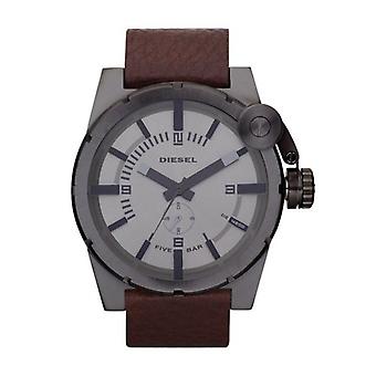 Diesel mannen quartz analoge man horloge met koeienhuid armband DZ4238