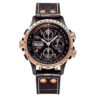 Hamilton xl khaki x-wind watch neg.5n18 Automatic Analog Men's Watch with Cowhide Bracelet H77676733