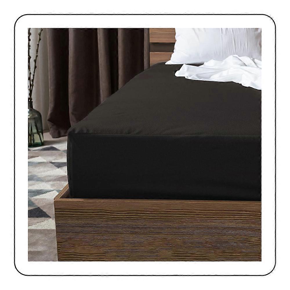 Stretchable Wrinkle-Resistant Microfiber Fitted Sheet