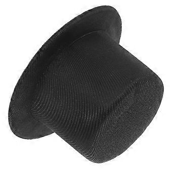 Mini Top Hat DIY Doll Craft Hat for Decor Use Black Cloth Material