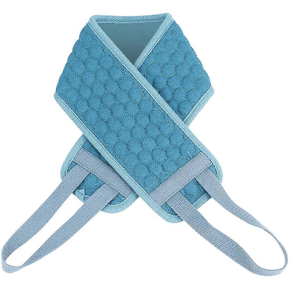 Double-Sided Back Scrubber, Textured Deep Exfoliating, Soft Microfiber Surface