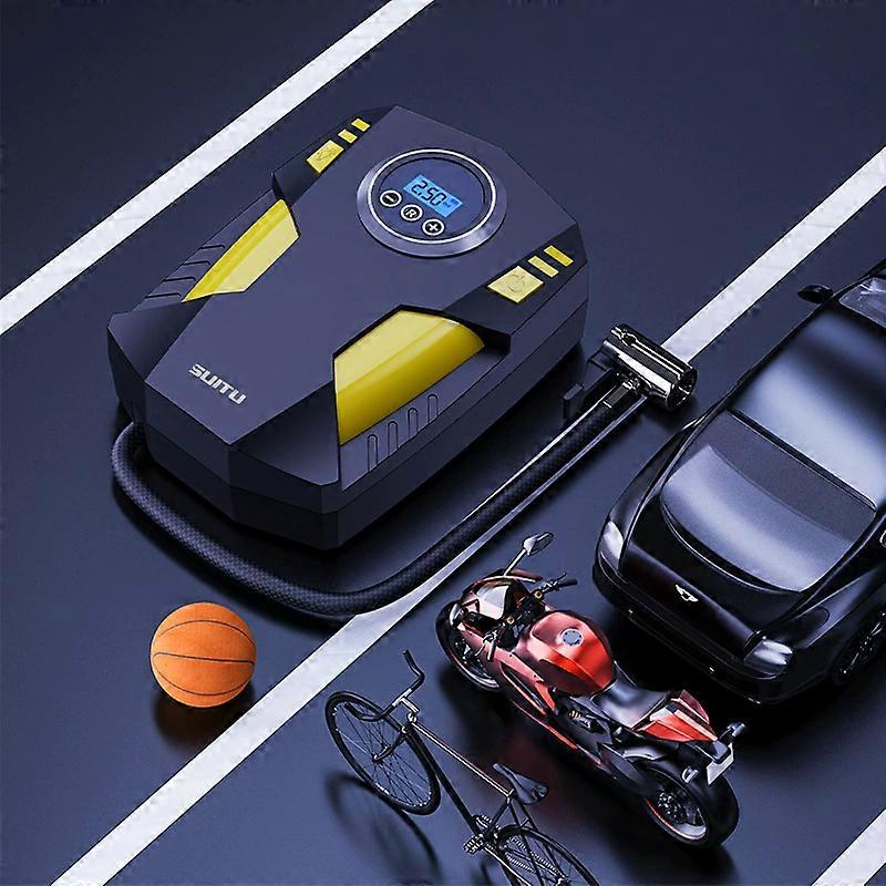 Multi-Function Portable Tire Inflator with Digital Display and Auto Shut-Off