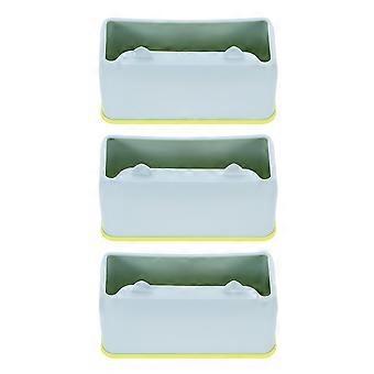 Cat Litter Scoop Holder Plastic Storage Organizer with 3Pcs Kitten Scooper Stands