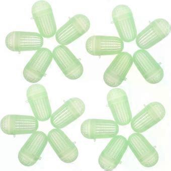 20pcs Fishing Bait Trap Cages Small Removable Feeder Basket for Shrimp Catching Secure Bait Storage Freshwater Saltwater Outdoor Fishing Gear