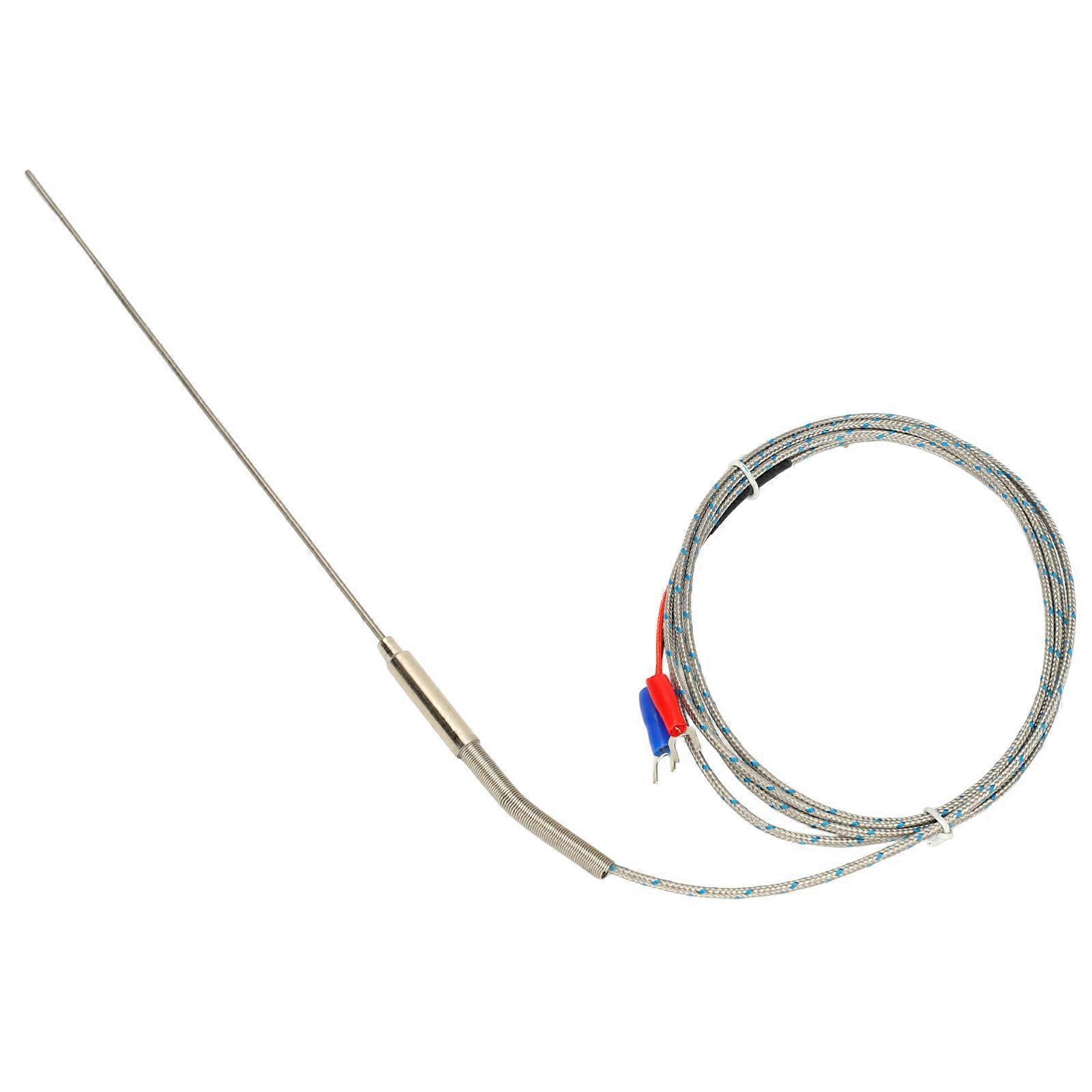 K Type Thermocouple High Temperature Resistant Bendable Quick Response Thermocouple Temperature Sensor