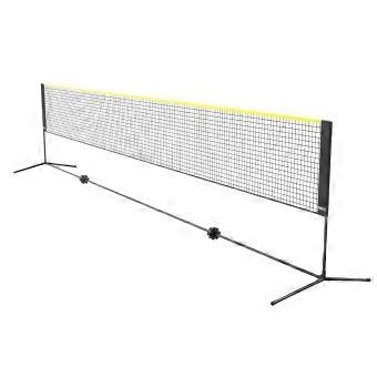 6 meter multisportnät, justerbar höjd, bärbar