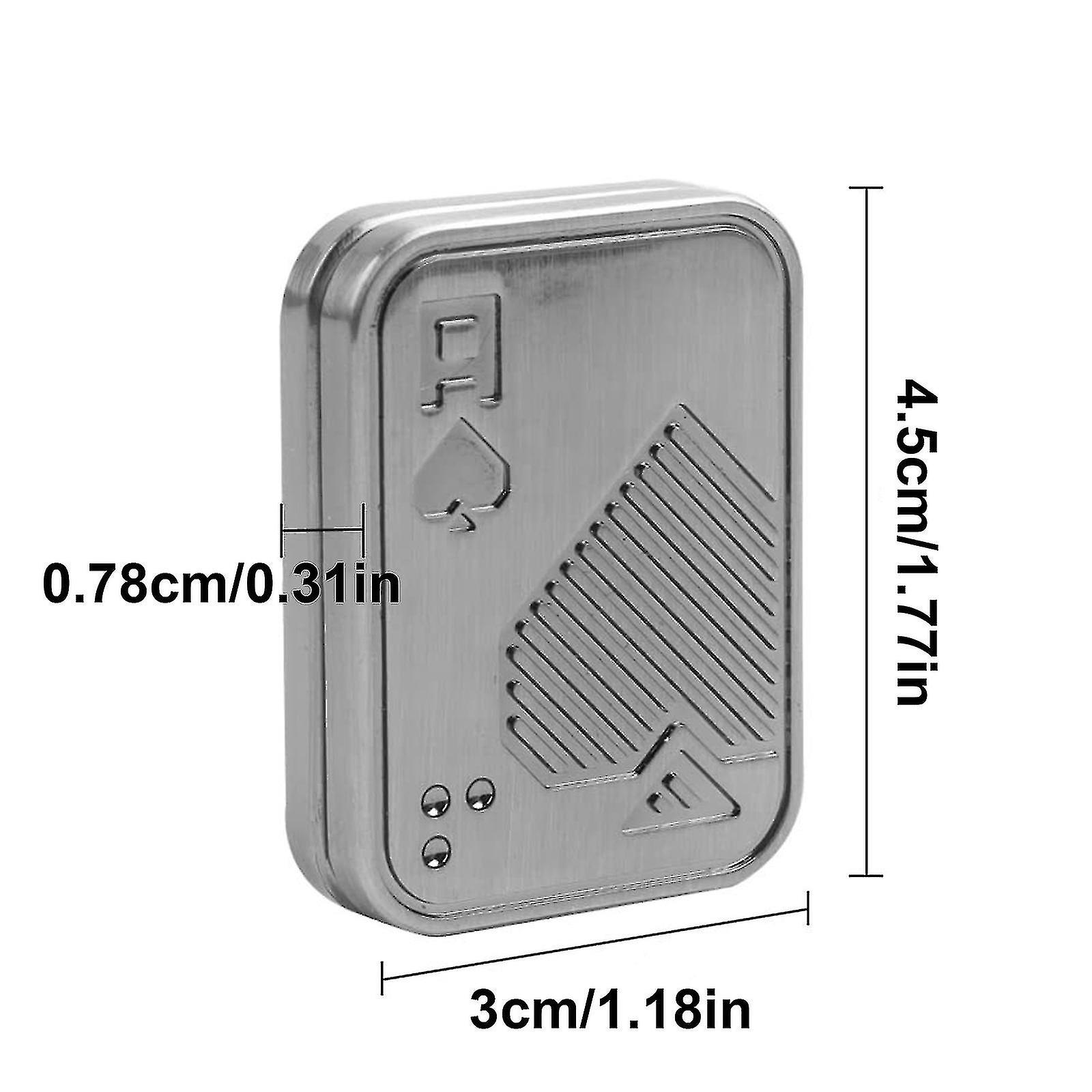 Fidget Slider En Alliage De Titane Percé - Jouet Anti-stress EDC - Neuf - Cadeau 2025