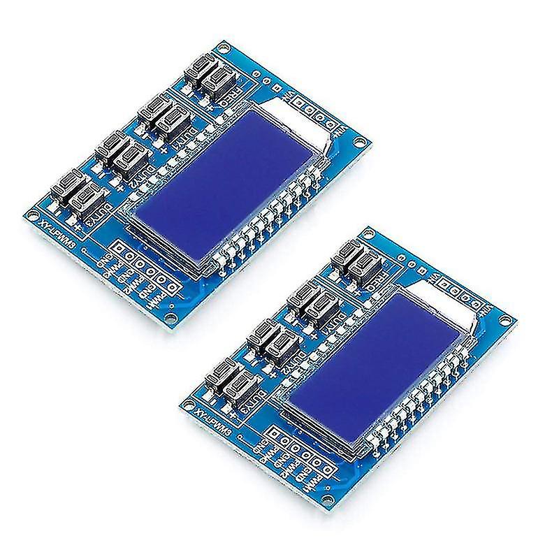 2 stuks 3-kanaals Pwm Pulse Generator verstelbare frequentiemodule