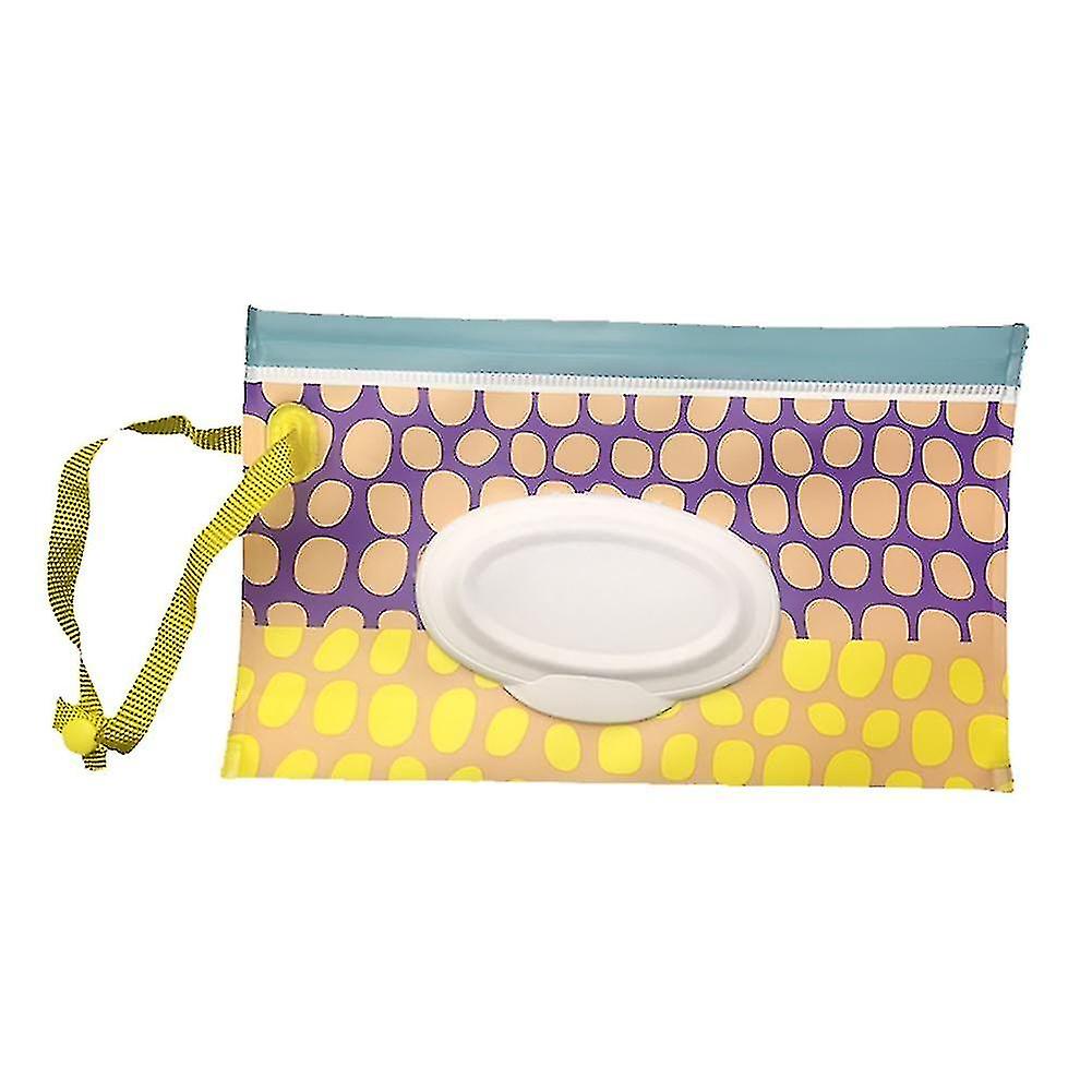 2pcs Portable Eva Wet Wipes Bag- Removable Packaging