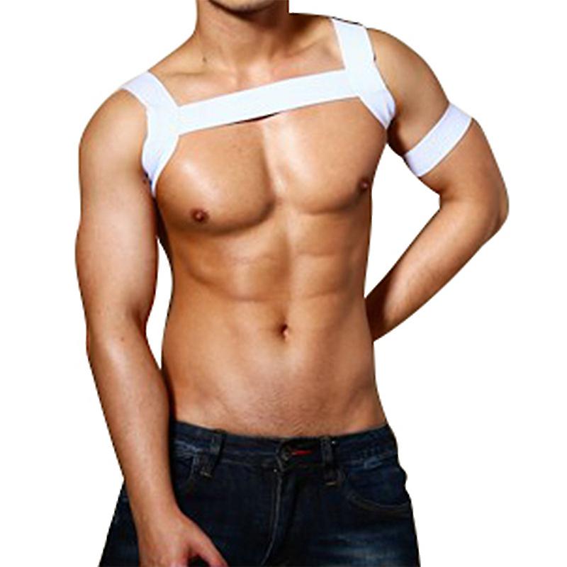 Elastic Men's Suspenders + Arm Straps