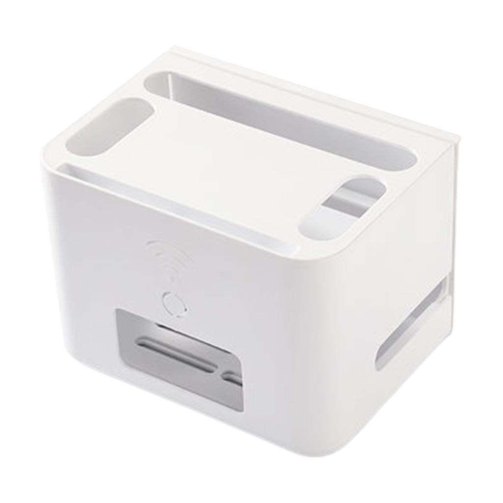 Wireless WiFi Shelf Storage Case Free Standing Cable Bracket for Desk