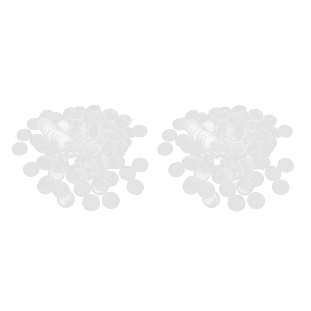 200 Coin Holder Capsules Clear Case Box for Coin Collection Protector 22mm