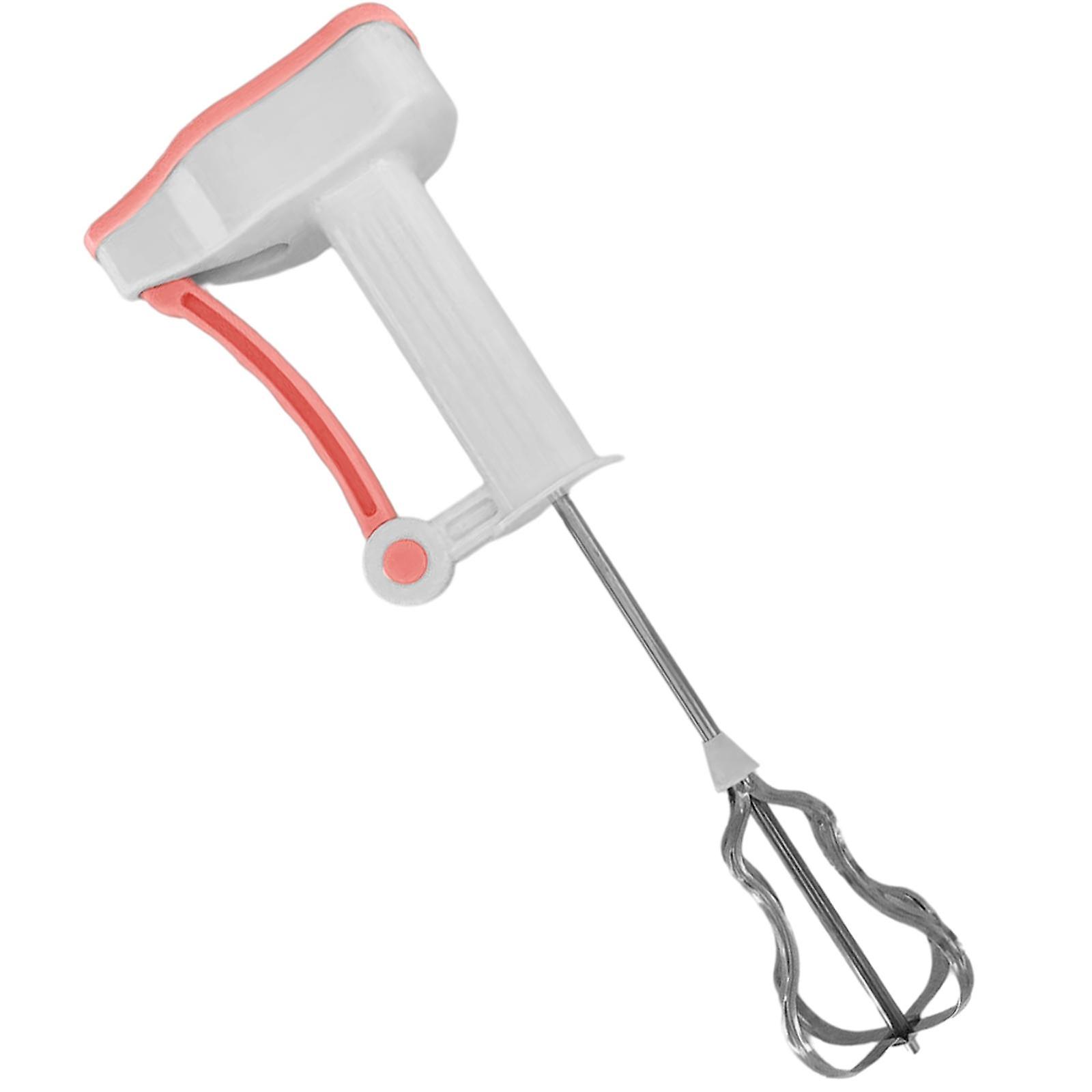 Semi-Automatic Egg Beater Baking Tool Manual Stirrer for Drink Coffee Orange