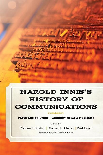 Harold Inniss History Of Communications Paperback Book