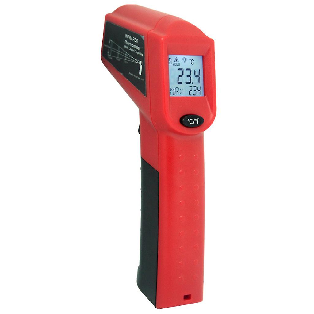 Kleurrijke LCD Contactloze Infrarode Thermometer IR Laser-Gun Industriële Pyrometer