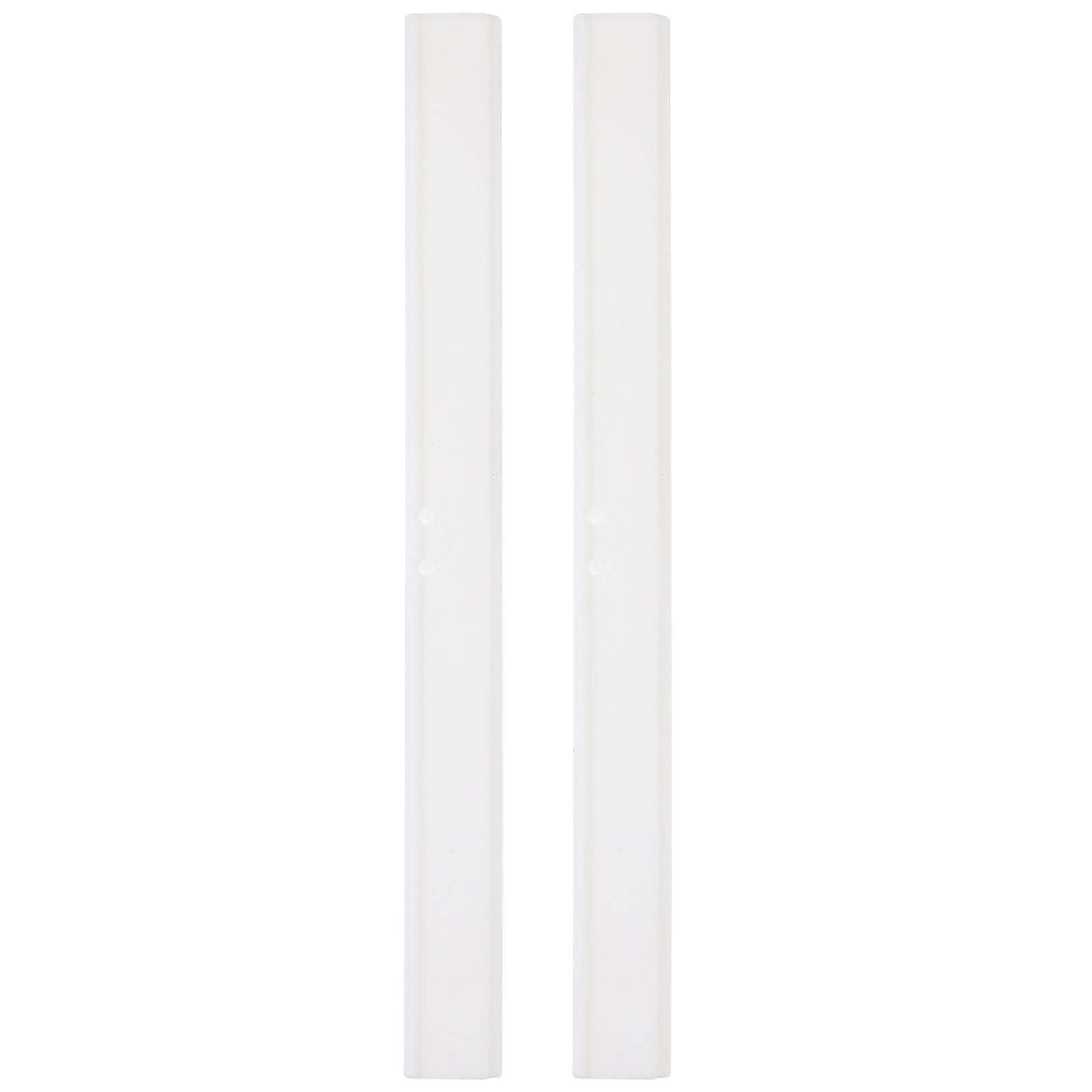 2pcs Replacement Squeegee Rubber Strip Squeegee Refill Strip Glass Squeegee Part