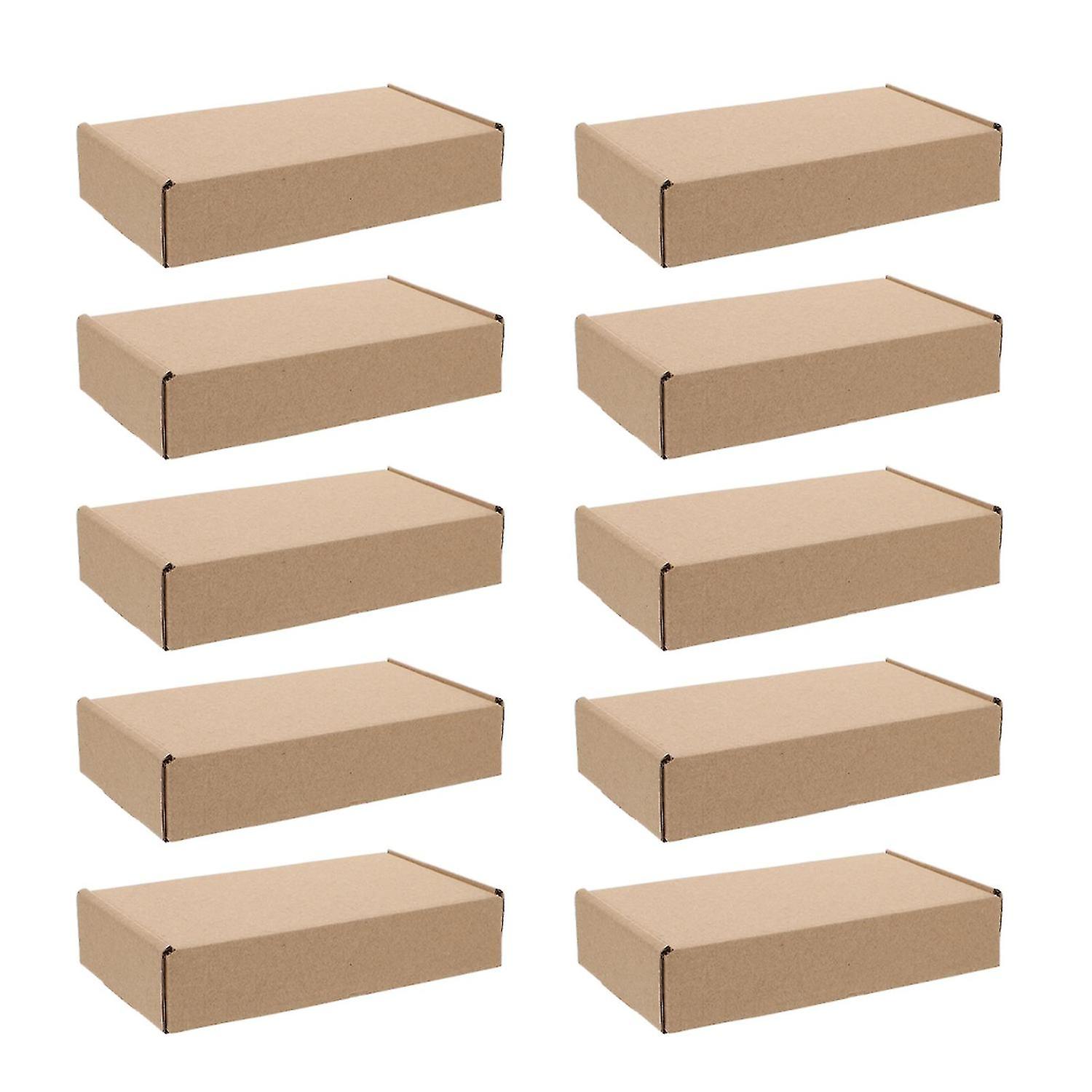 20pcs Shipping Boxes Corrugated Paper Packing Boxes Express Storage Paper Boxes