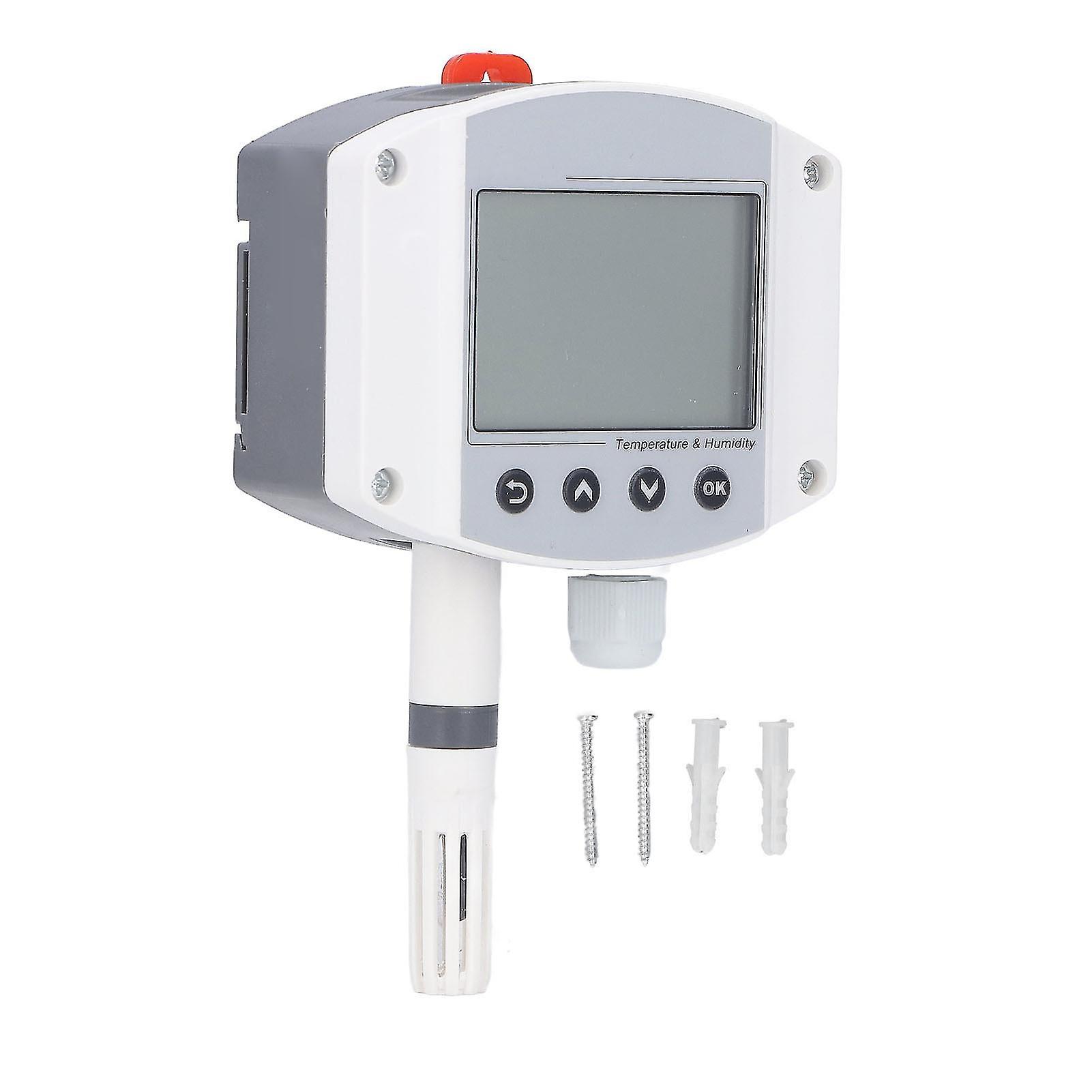 Temperature Sensor Humidity Transmitter Wall Mount Lcd Display 420ma For Machine Equipment
